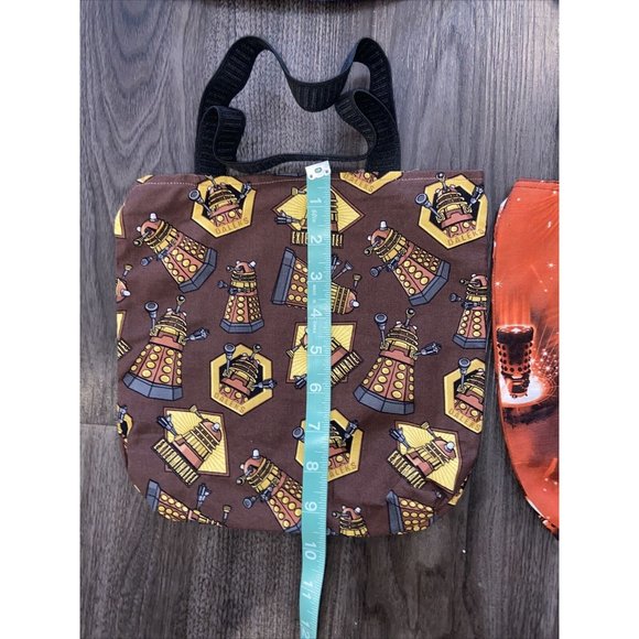 Doctor Who Daleks Mix Lot of 6 Handmade Small Comic Book Tote Bags - Picture 12 of 12